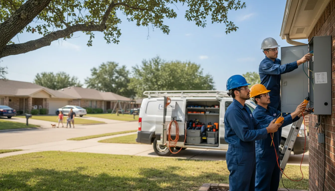Certified electrician providing emergency electrical services in Eden, WI